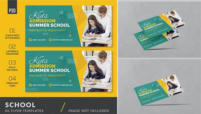 Graphicriver - School DL Flyer School DL Flyer