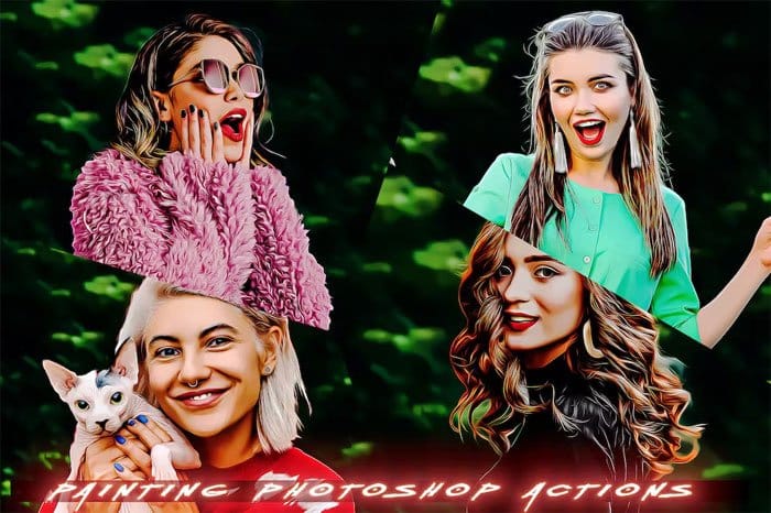 Painting Photoshop Actions Free Download Painting Photoshop Actions