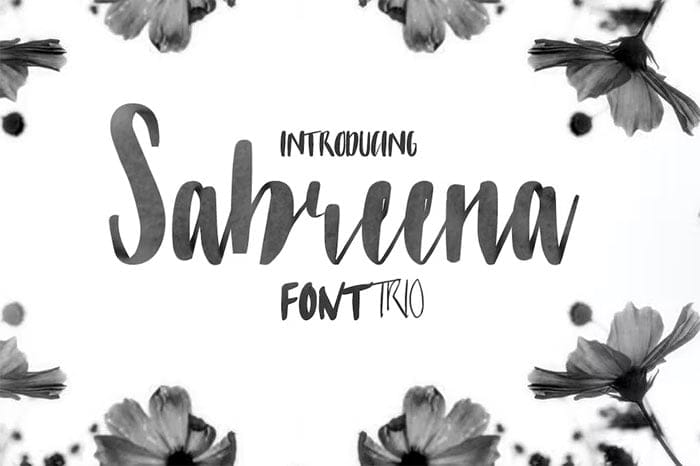 Sabreena 3 in 1 Font Free Download Sabreena 3 in 1 Font