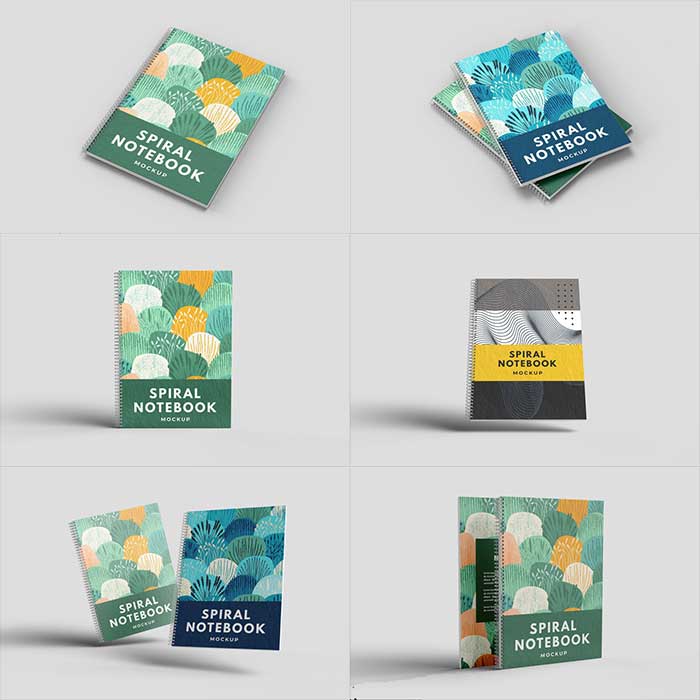 Spiral Notebook Mockup v2 Free Download Spiral Notebook Mockup v2