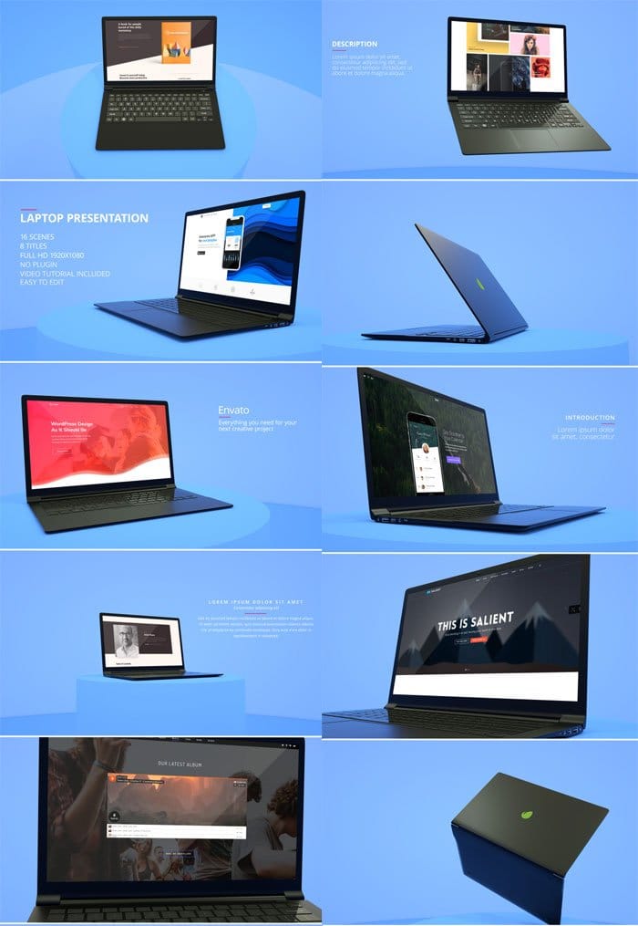 Videohive - Laptop Presentation For AE Projects Laptop Presentation For AE Projects