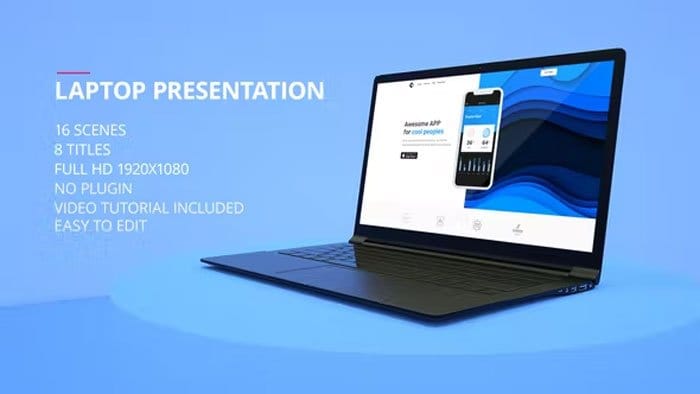 Videohive - Laptop Presentation For AE Projects Laptop Presentation For AE Projects