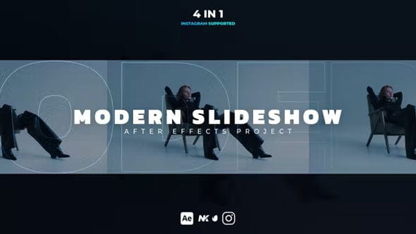 Videohive - Modern Slideshow For AE Projects Modern Slideshow For AE Projects