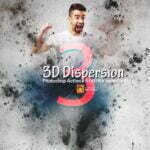 3D Dispersion Photoshop Action Free Download