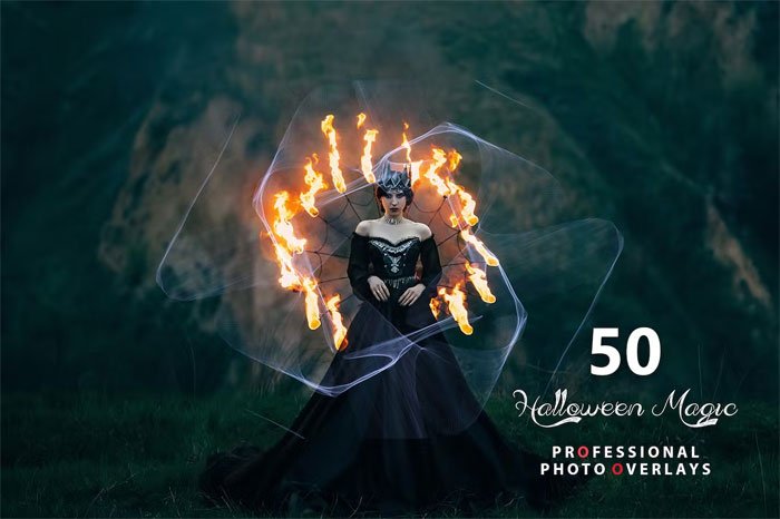 50 Halloween Photo Overlays