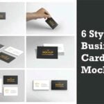 Creativemarket - 6 Style Business Card Mockups