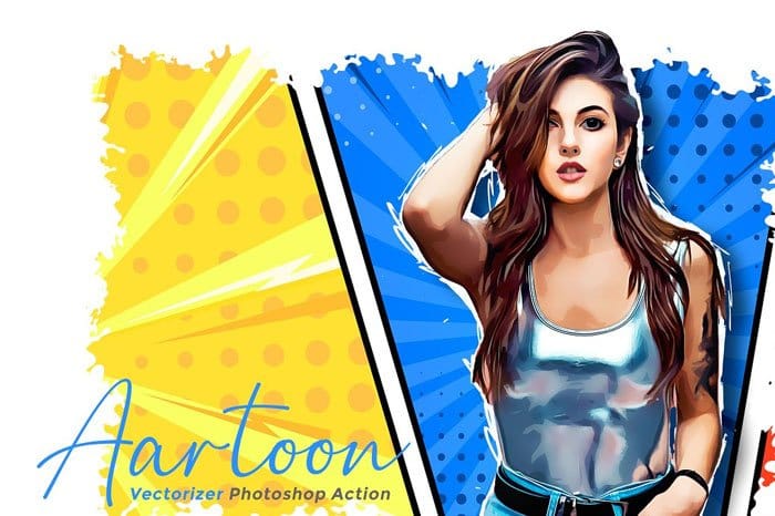 CreativeMarket - Aartoon Vectorizer PS Action Aartoon Vectorizer PS Action
