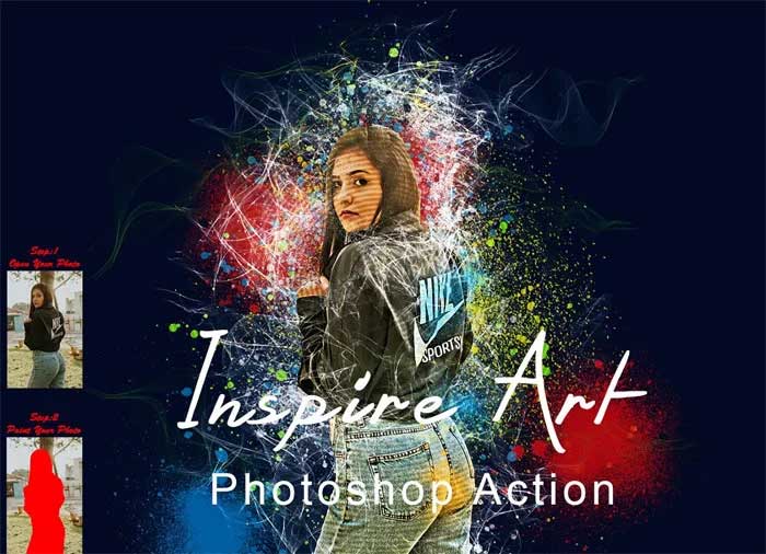 Inspire Art Photoshop Action