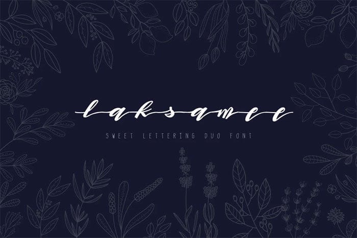 Laksamee Script Duo Font
