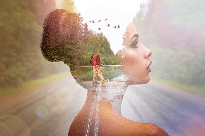 Double Exposure Customizer Pro Photoshop Action Double Exposure Customizer Action