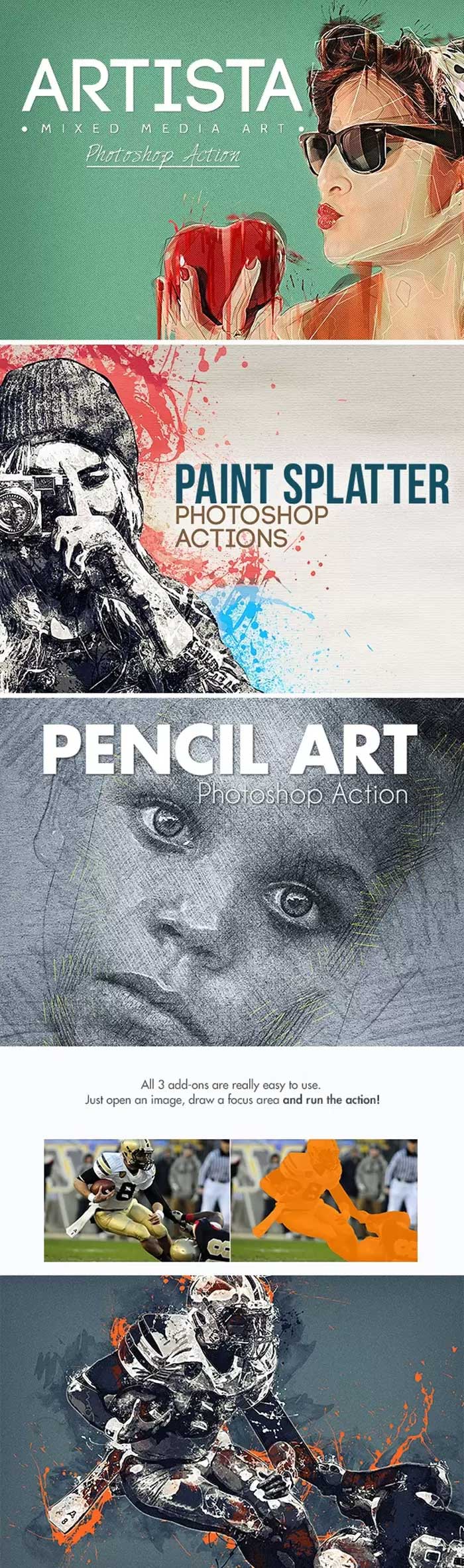 3in1 Artistic Plugins Bundle for Photoshop 3in1 Artistic Plugins Bundle for Photoshop