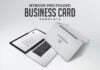 Laptop Folded Business Card