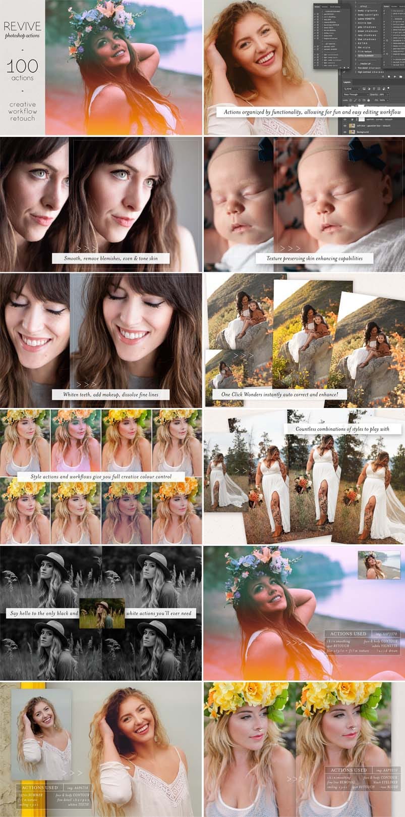 Revive Retouch Photoshop Actions Free Download REVIVE Retouch Photoshop Actions