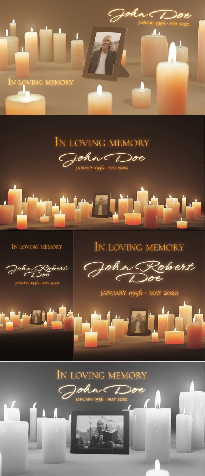 Videohive - Funeral Memorial foe AE Projects Funeral Memorial foe AE Projects