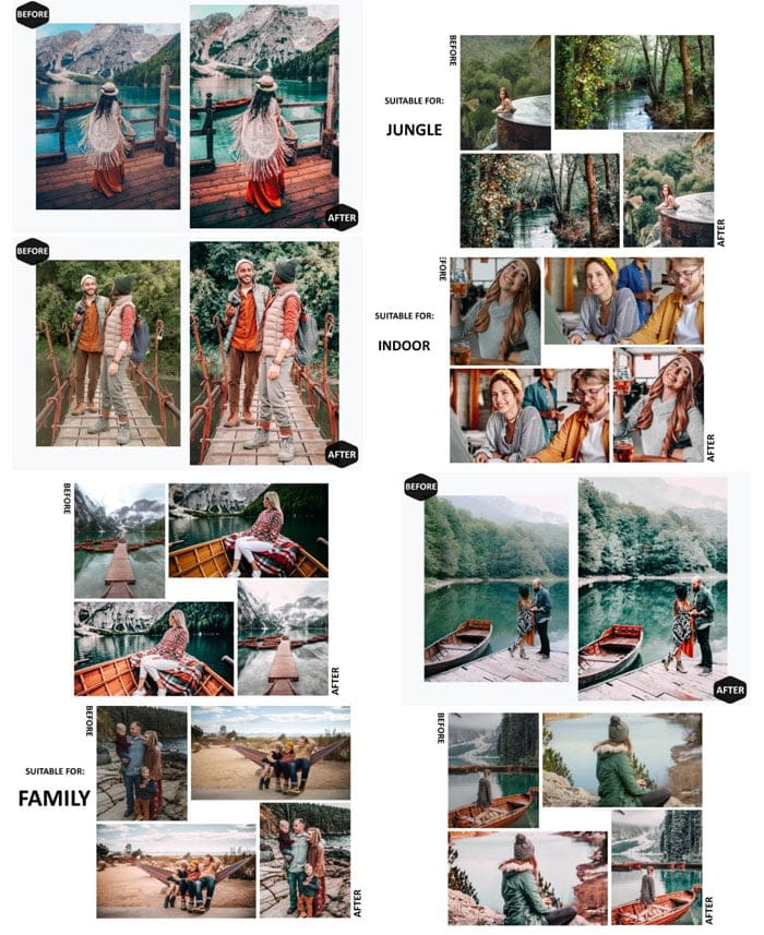 10 Nature's Palette Photoshop Actions 10 Nature's Palette Actions
