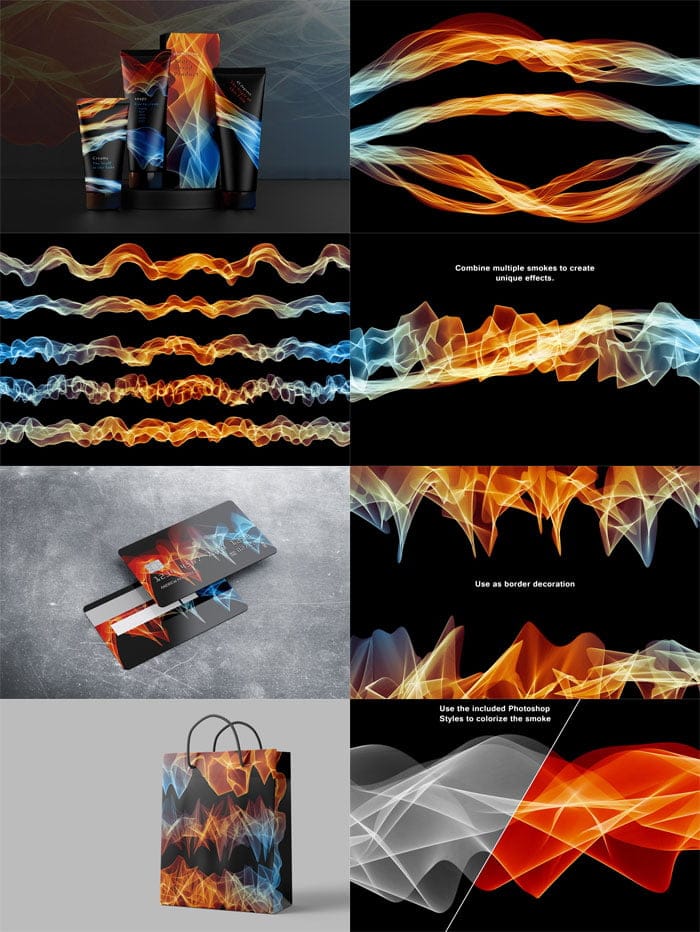 140 Smoke Tube Brushes & PNG 140 Smoke Brushes PNG