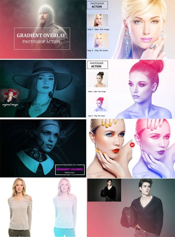 5 in 1 Gradient Photoshop Actions Bundle 5 in 1 Gradient Photoshop Actions Bundle