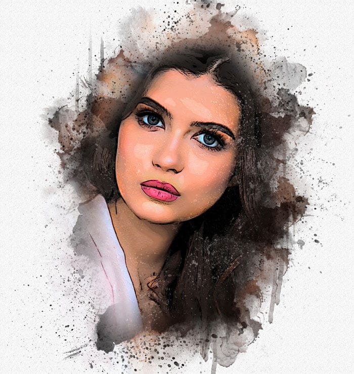 Advance Watercolor Photoshop Action Advance Watercolor Action