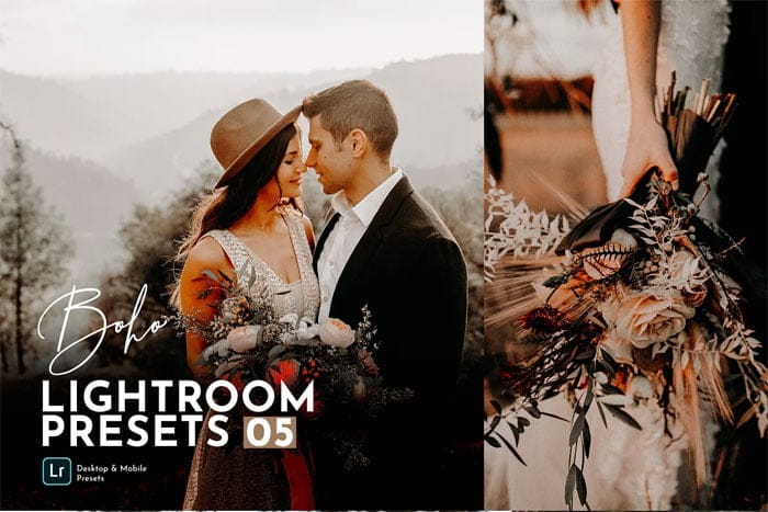 Boho Wedding Lightroom Presets Pack Boho Wedding Presets Pack