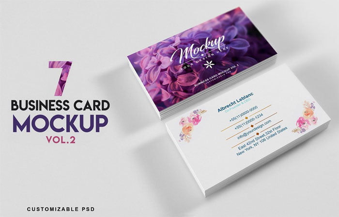 Business Card Mockup Vol 2