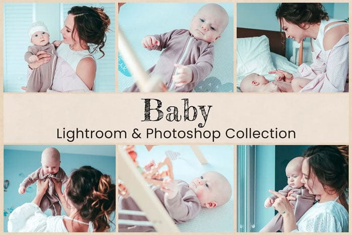 CreativeMarket - Baby Lightroom Photoshop LUTs Baby Photoshop LUTs