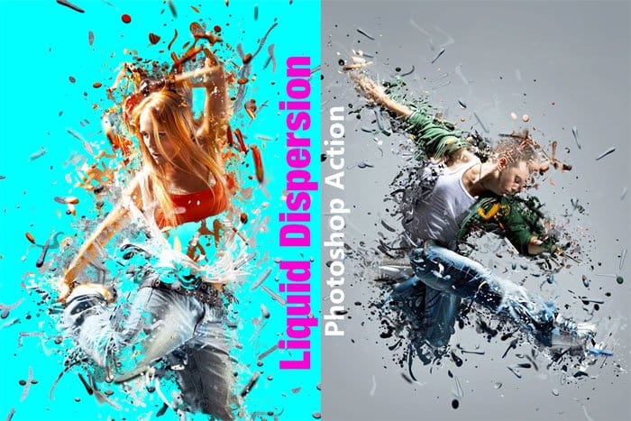 CreativeMarket - Liquid Dispersion Ps Action Liquid Dispersion Ps Action
