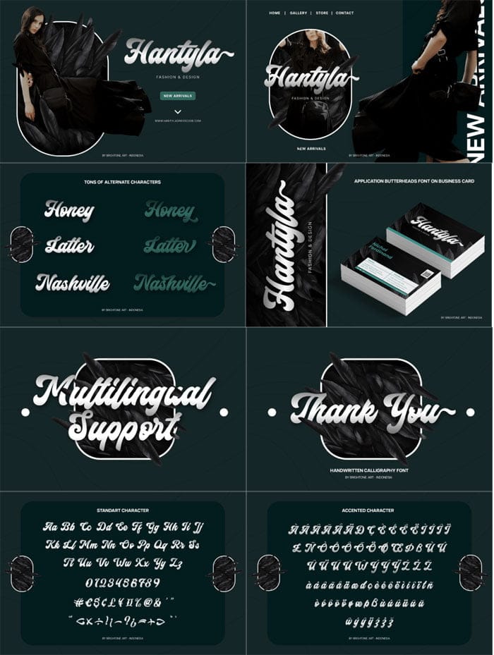 Creativefabrica - Butterheads Font Butterheads Font