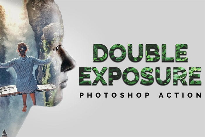Double Exposure Photoshop Action Double Exposure Photoshop Action