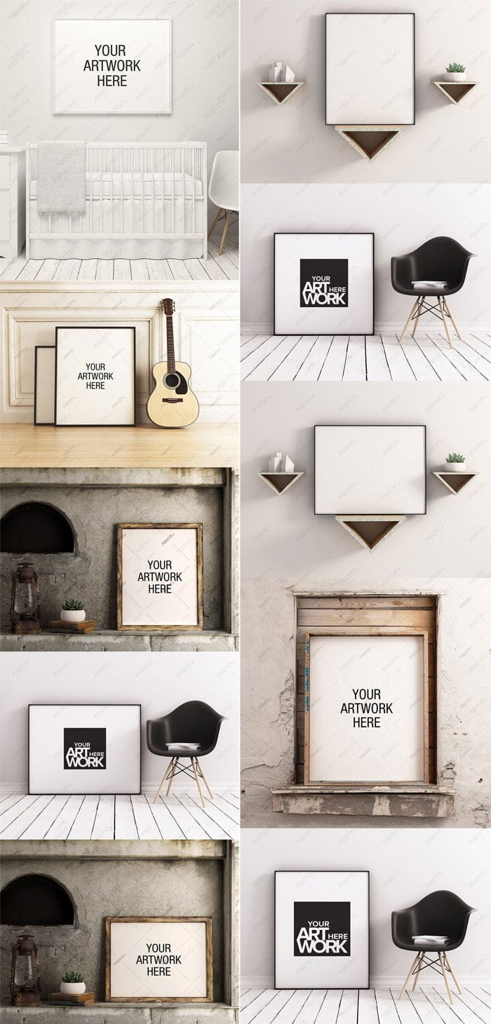 Frame Mockup Bundle 006 Frame Mockup Bundle 006