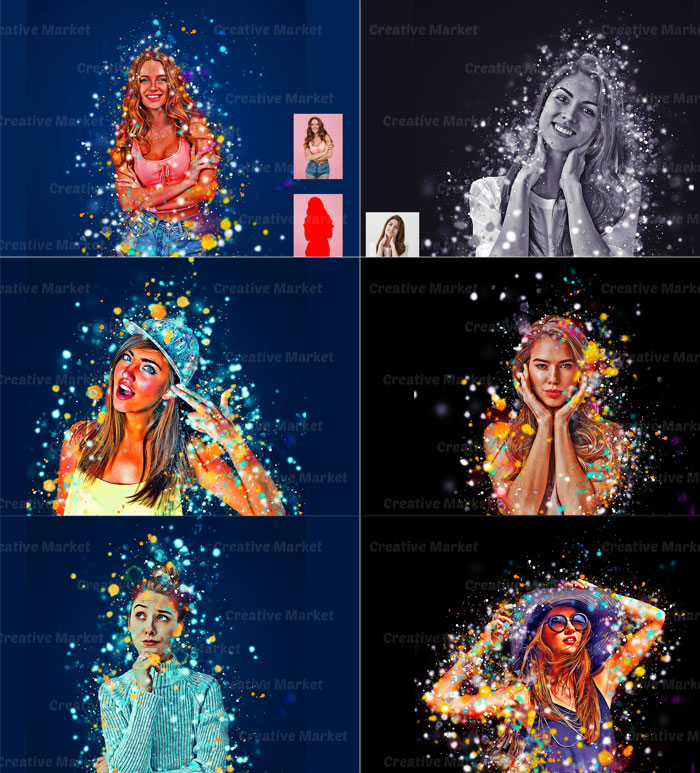 Glitter Effect Action