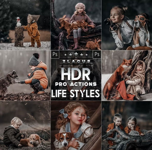 PRO HDR Photoshop Actions