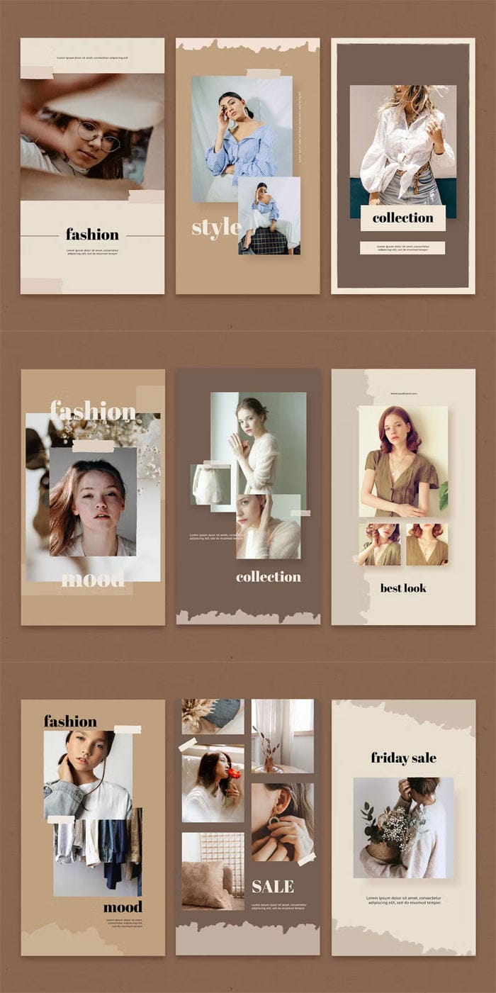Instagram Stories v.07 Fashion Collection & Mood Instagram Stories v.07 Fashion Mood