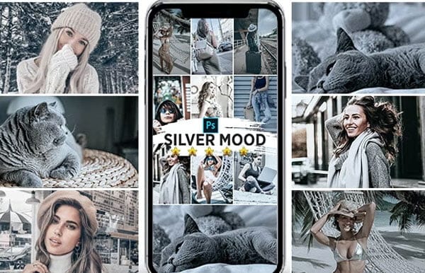 Silver Mood Photoshop Actions Silver Mood Actions
