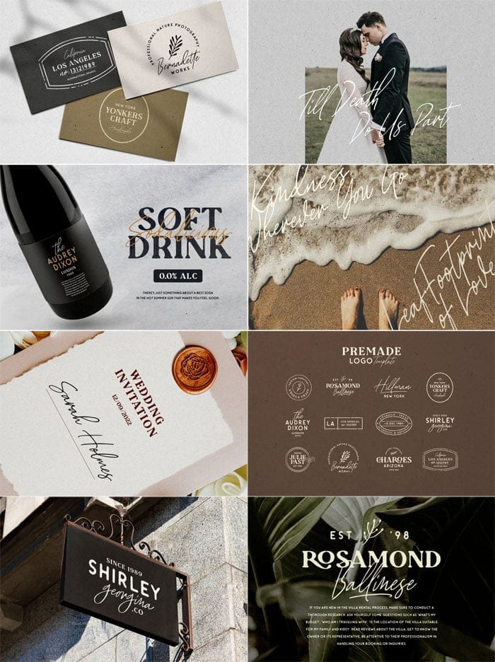 Tropica Gardens Font Trio (+LOGOS) Tropica Gardens Font Trio (+LOGOS)