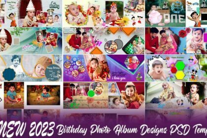 15 New 2023 Birthday Photo Album Designs PSD Templates