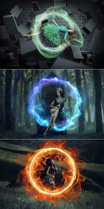 24 Magic Ring Photo Overlays 24 Magic Ring Overlays
