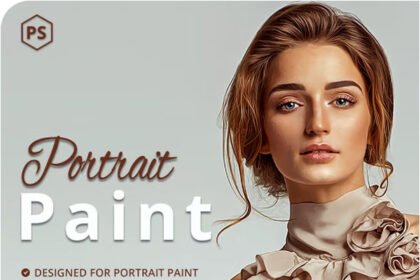 5 Portrait Paint Actions