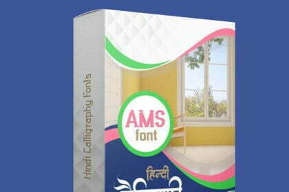 AMS Calligraphy Hindi Font Pack Free Download
