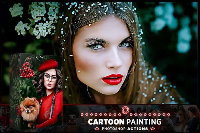 Animated Painting Photoshop Action Animated Painting Photoshop Action