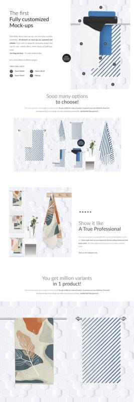 Bathroom Towel Set Mock-ups Bathroom Towel Set Mock-ups