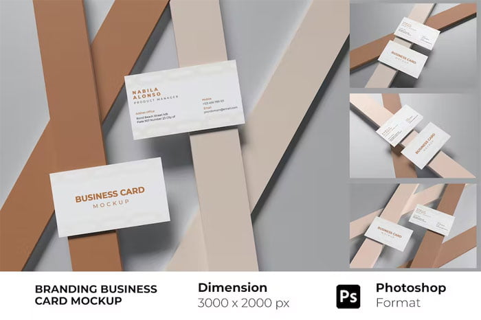 Branded Business Card Mockup