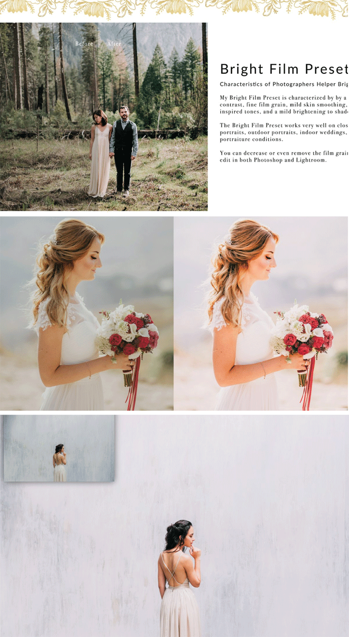 Bright Film Wedding Presets Free Download Bright Film Wedding Presets