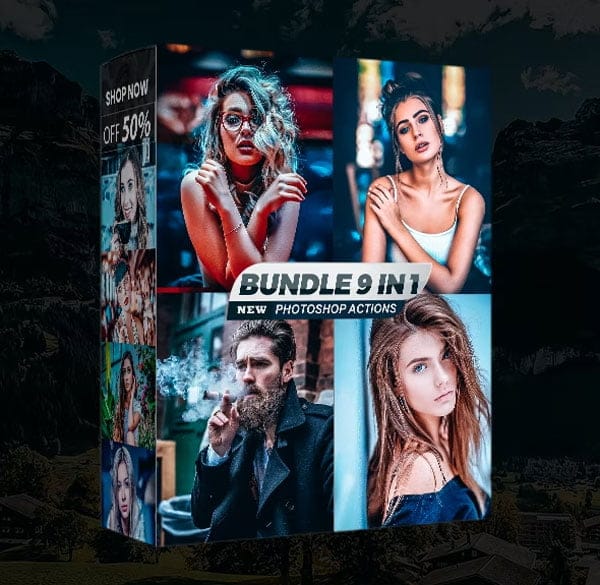 Collection Bundle Photoshop Actions Collection Bundle Actions