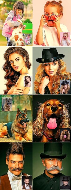 CreativeMarket - POP Oil Painting Effect POP Oil Painting Effect
