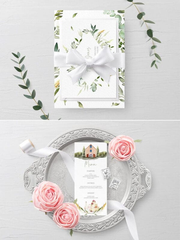 Emily Watercolour Wedding Set Emily Watercolour Wedding Set
