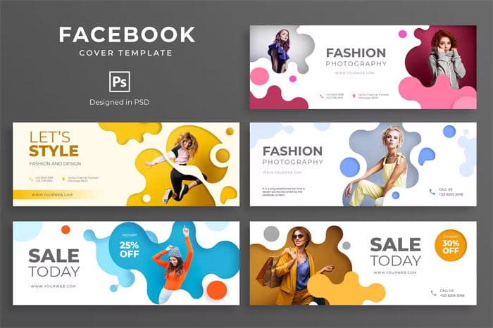 Fashion Promo Facebook Cover Template Fashion Promo Facebook Cover Template