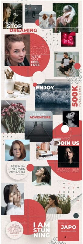 Graphicriver - Japo Instagram Puzzle Japo Instagram Puzzle