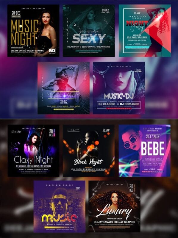 Ladies Night Flyer Template Bundle Ladies Night Flyer Template Bundle