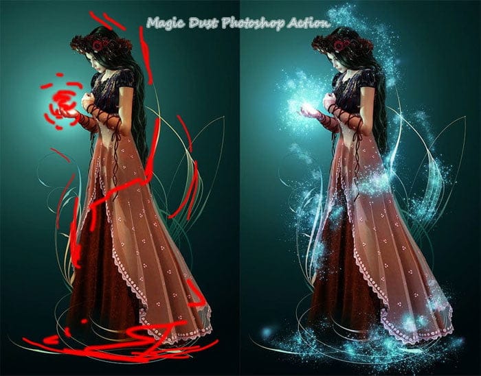 Magic Dust Photoshop Action Magic Dust Photoshop Action