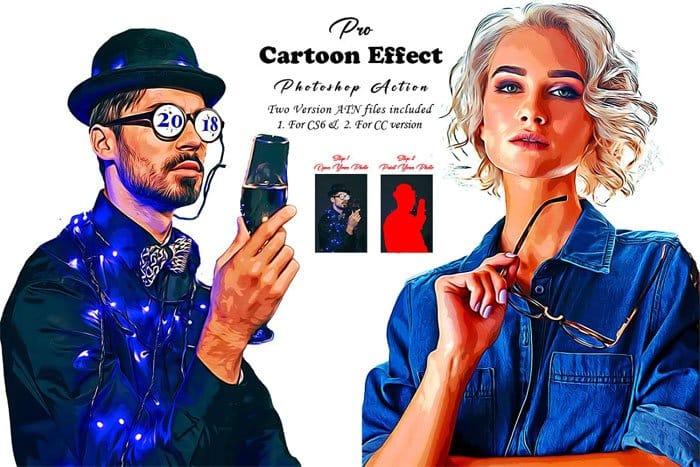 Pro Cartoon Effect Photoshop Action Pro Cartoon Effect Photoshop Action